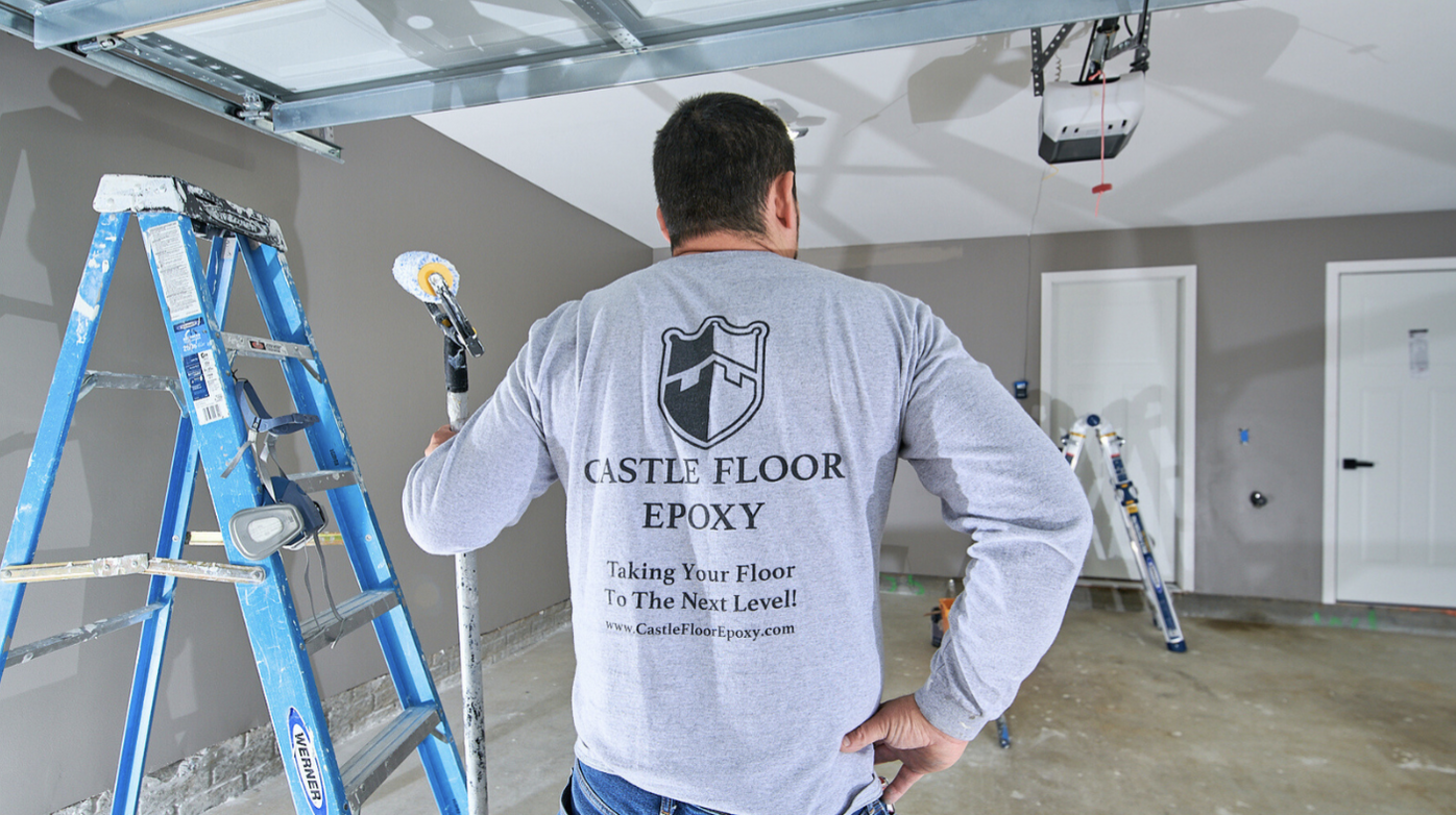 Garage wall painting after - example 2